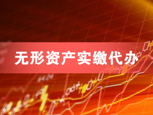 咸阳无形资产实缴资本代办